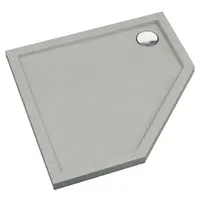 Vanička pětiúhelníkový Caspar New Cement Stone 80x80x5 - 3.2397/CT/ST
