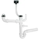 Drezový sifón dvojitý