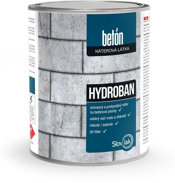 Hydroban Univerzálna farba na betón biela 2,5 kg