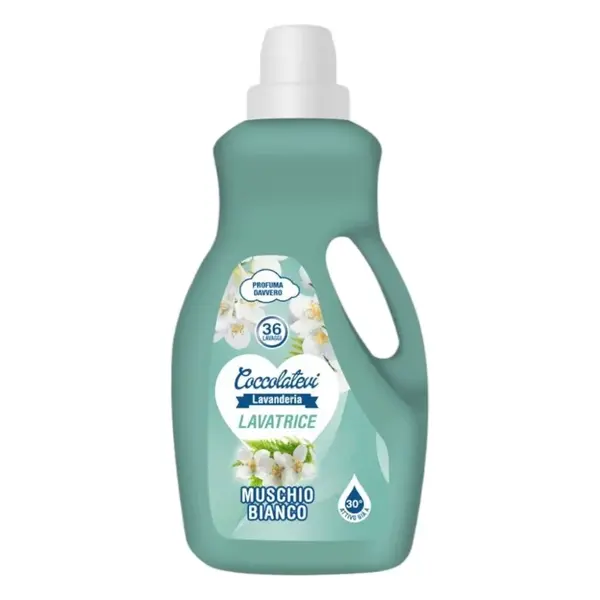 Coccolatevi univerzálny prací gél Muschio Bianco 1,8 l / 36 praní