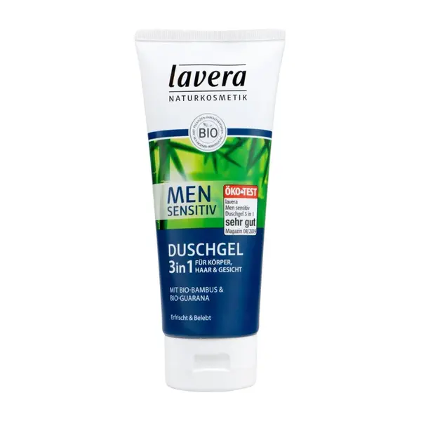 Lavera Men sprchový gel Bio-Bamboo & Bio-Guarana 200 ml