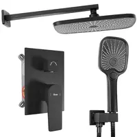 Sprchový set podomítkový Rea Moby černá