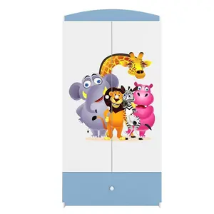 Skříň Babydreams modrá - Zoo
