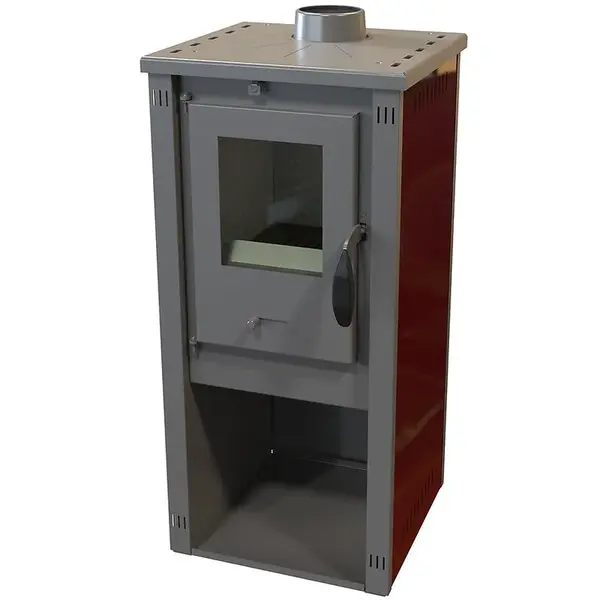 Ocelový kamna Okta M 3,9 kW Bordeux