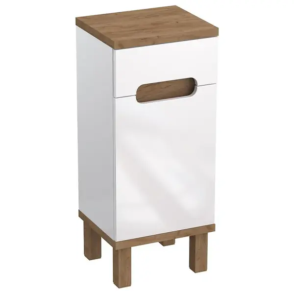 Kúpeľňová skrinka 35 OVO biela