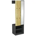 Předsíňová stěna Sivaro černá/artisan