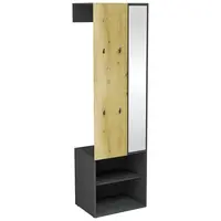 Předsíňová stěna Sivaro černá/artisan