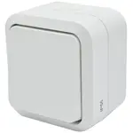 Vypínač univerzální na omítku Aqua Pro IP55 vodotěsný bílý