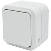 Vypínač univerzální na omítku Aqua Pro IP55 vodotěsný bílý
