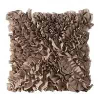 Mirena obliečka na vankúš 45x45 tmavobéžová 373357