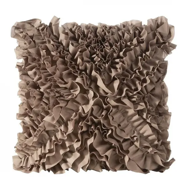 Mirena obliečka na vankúš 45x45 tmavobéžová 373357