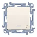 Vypínač s podsvietením ˝zvonček˝  LED KR CD1L.01/41