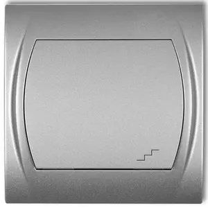 L 7LWP-3L schodiskový vypínač strieborný