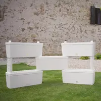 Okenný kvetináč Kit5 biely