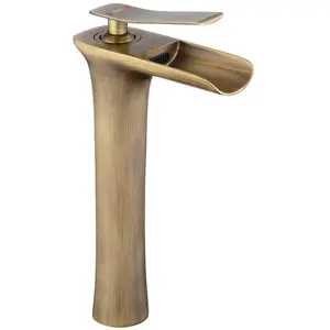 Umývadlová batéria vysoká REA Laguna antique brúsené zlato