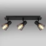 Stropné bodové svietidlo 54307-3 čierna MAT  LS3