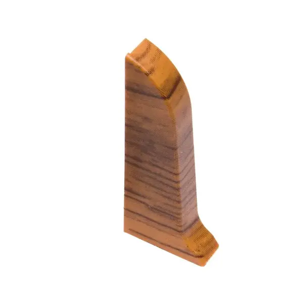 Ľavá záslepka podlahovej lišty 194 EASY - Orech starý