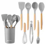 Súprava 7 ks kuchyn. náradia Silico Pemi v sivom stojane