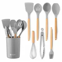 Súprava 7 ks kuchyn. náradia Silico Pemi v sivom stojane