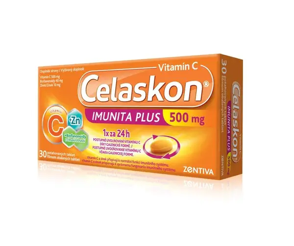 Celaskon Imunita Plus vitamín C 500 mg 30 tablet