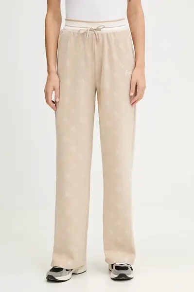 Tepláky Guess PAULINA dámské, béžová barva, V5BB00 K1902