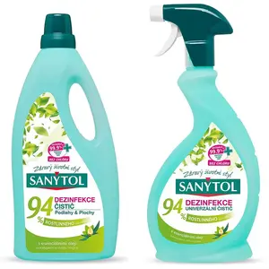 Sanytol Duopack Dezinfekční univerzální čistič 500ml + SANYTOL na podlahu 1 l