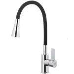 Dřezová baterie s flexibilní výpustí Rumba Black Duo