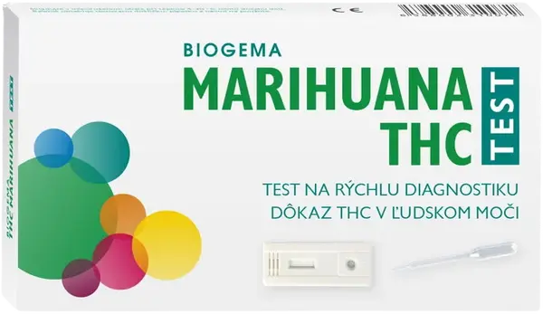 BIOGEMA THC marihuana test na stanovenie drogy v moči