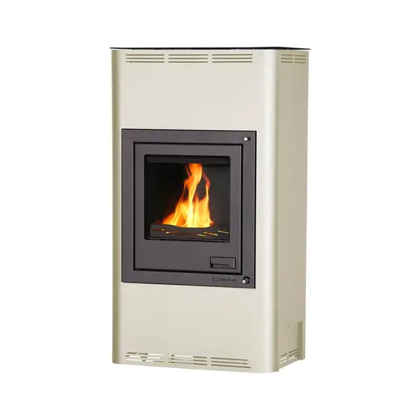 Kachle s výmenníkom AQUAFLAM 17, krémová, manuálna regulácia FLHSF29-029