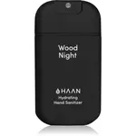 HAAN Hand Care Wood Night čistiaci sprej na ruky s antibakteriálnou prísadou 30 ml
