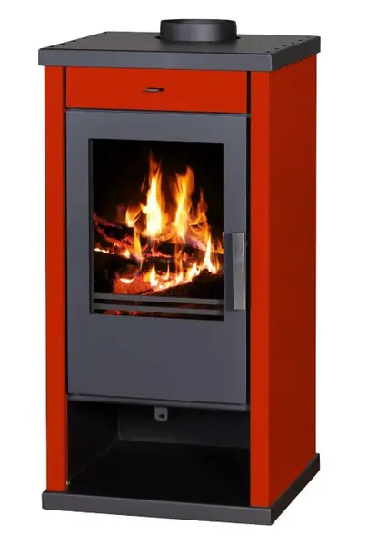 Krbová kamna VICTORIA Vanessa Lux, červená HO7157