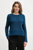 Svetr z vlněné směsi Morgan MPAUL dámský, béžová barva, MPAUL