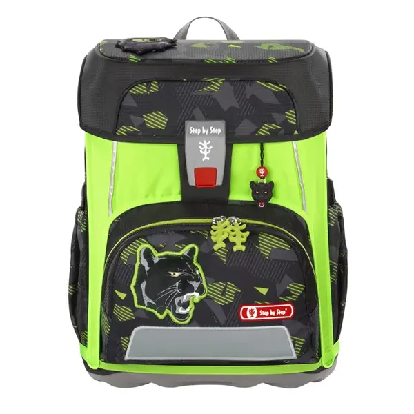 Reflexná vesta pre aktovku Step by Step CLOUD, zelená