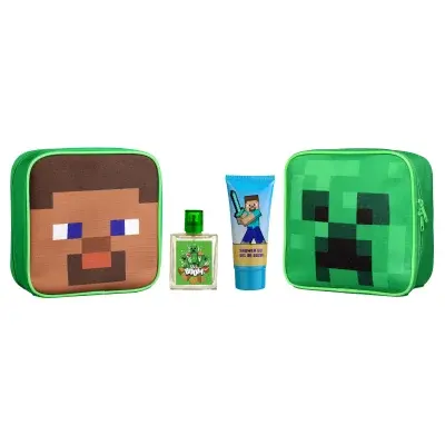 Toaletní taštička Minecraft EDT 50 ml + sprchový gel 100 ml