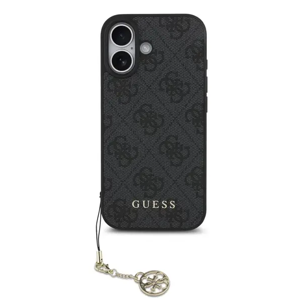 Zadní kryt Guess 4G Charm pro Apple iPhone 17, tone on tone grey