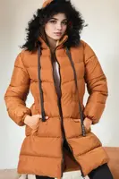 Z9764 DEWBERRY WOMEN'S COAT-TAN