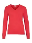 VILA Sveter 'VIRil'  jasne červená