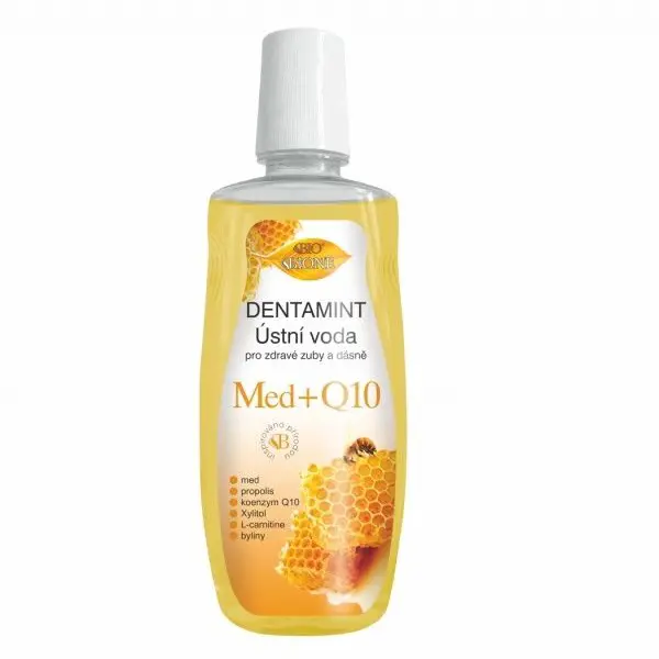 BIO BIONE Dentamint Med + Q10 ústní voda 500 ml