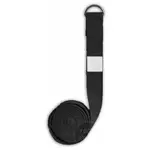 YOGGYS STRETCHING STRAP Protahovací pásek, černá, velikost