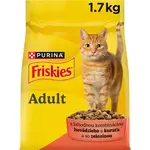 Friskies Adult Granule pre mačky hovädzie, kura, zelenina 1,7 kg