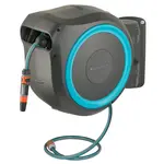 GARDENA Nástenný box RollUp S tyrkysový so samonavíjacou hadicou 11 mm, 15 m