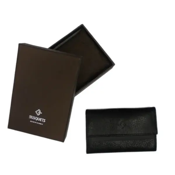 Kožená peňaženka čierna-Busquets