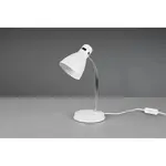 Reality Stolová lampa Harvey biela, 1x E27, 33 x 14,5 cm