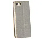 Flipové pouzdro Forcell Luna Book pro Samsung Galaxy A52/A52 5G/A52s 5G, stříbrná