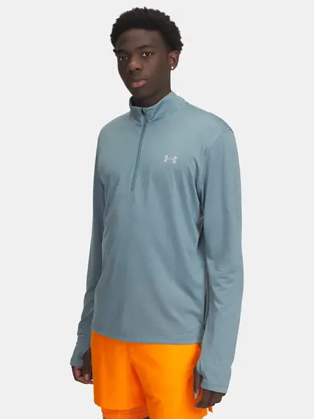 Pánské tričko Under Armour UA LAUNCH 1/4 ZIP-BLU - Pánské