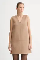 Šaty s příměsí vlny Calvin Klein