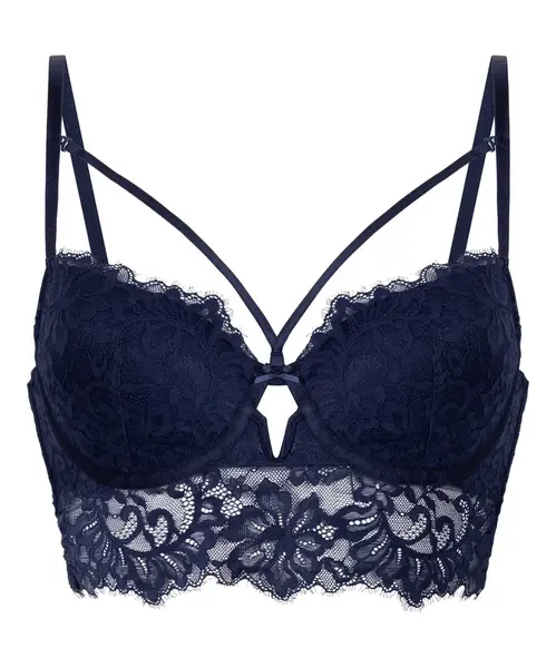 Hunkemöller Podprsenka 'Isabella'  tmavomodrá