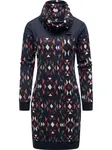 Ragwear Šaty 'Chlloe Aztec'  námornícka modrá / tmavomodrá / ohnivo červená / šedobiela