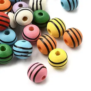 Printed Schima Wood Beads