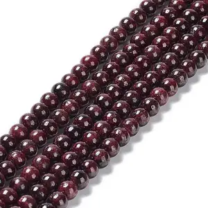 Natural Garnet Bead Strands